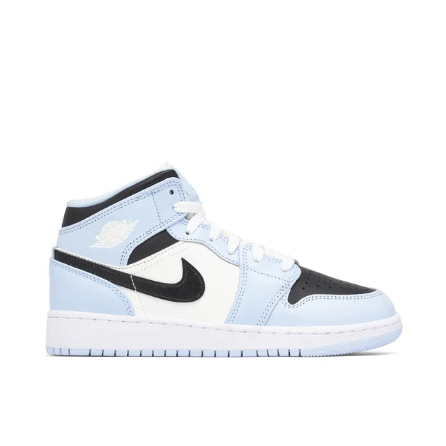 Nike Jordan 1 Mid (GS) Ice Blue/Sail