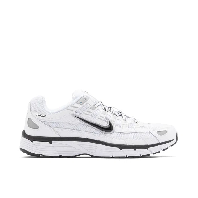Nike P6000 White/Black/Metallic Silver