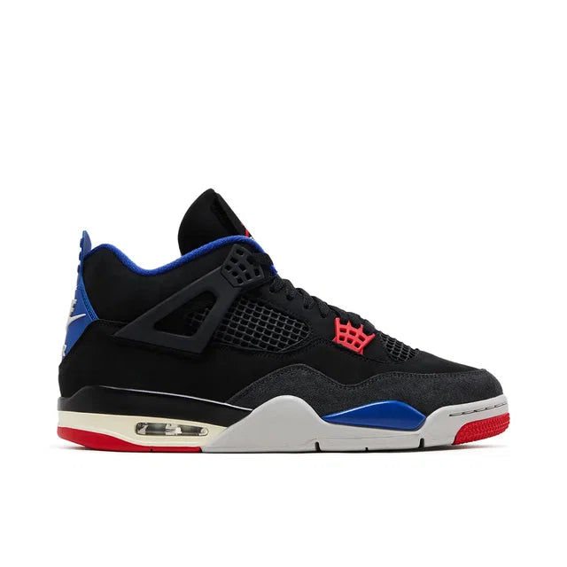 Nike Jordan 4 Rare Air Black/Fire Red/Deep Royal Blue