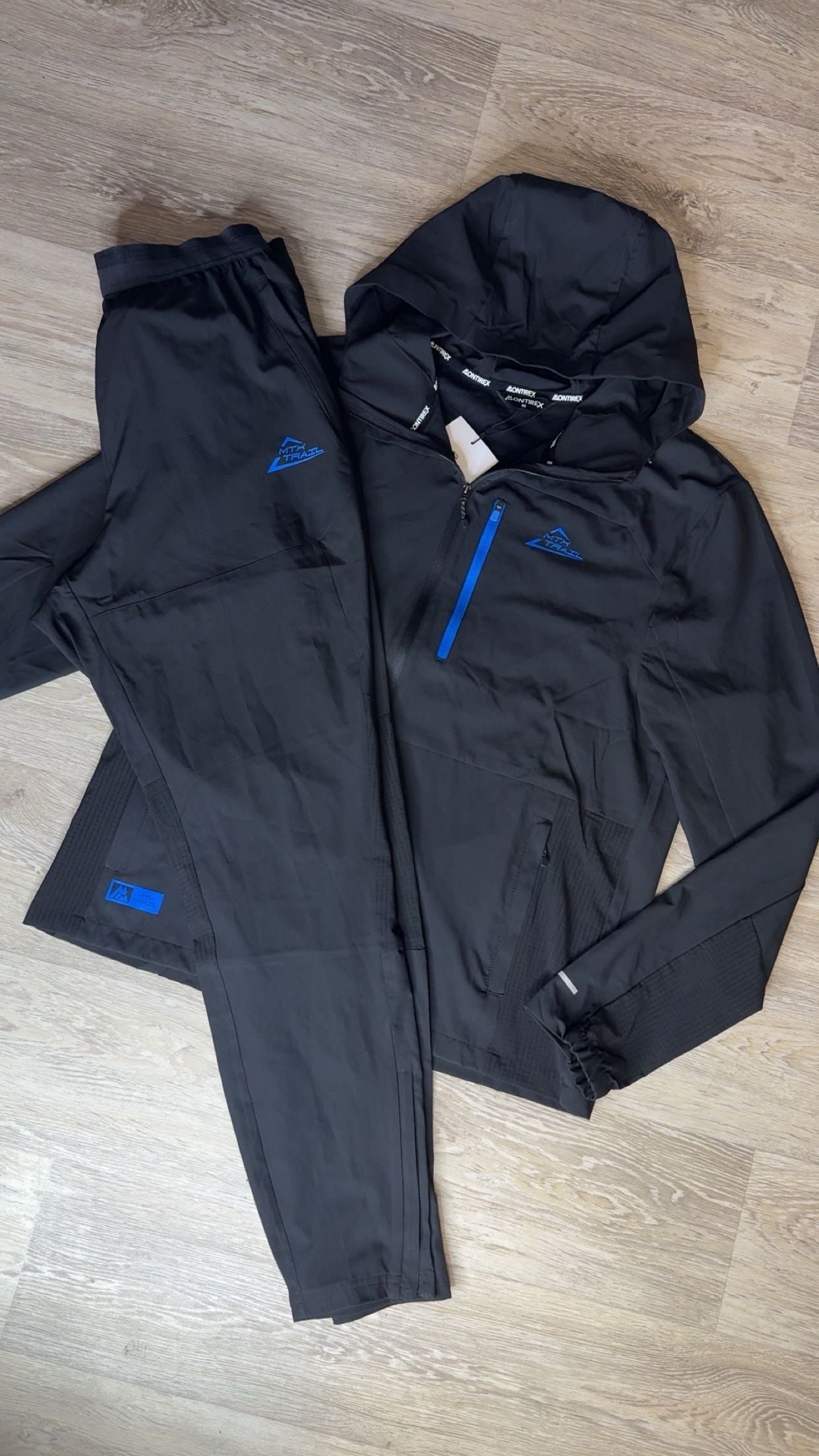 Montirex Trail Tracksuit Black/Blue