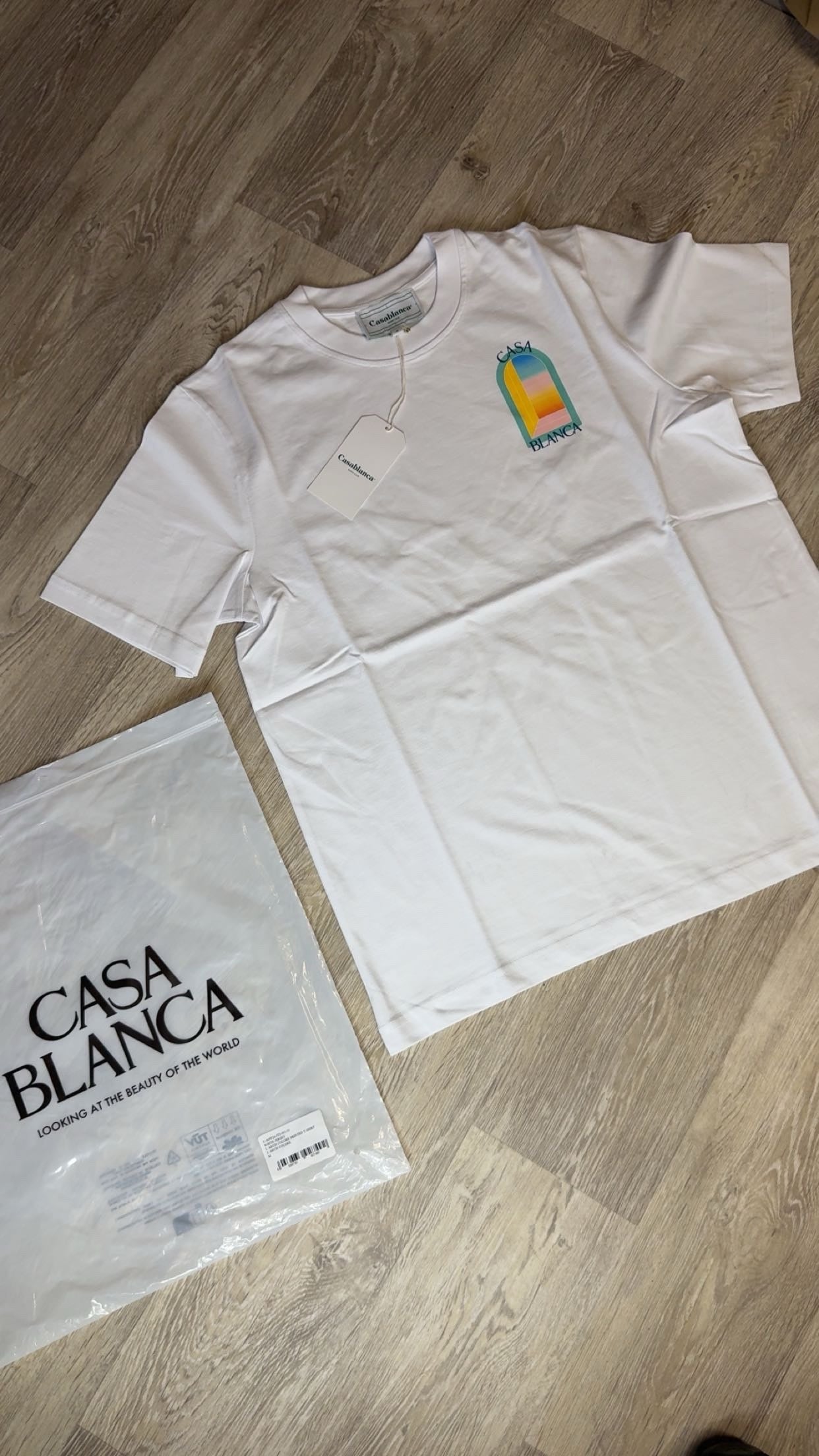 Casablanca L'Arch Colore T-Shirt White