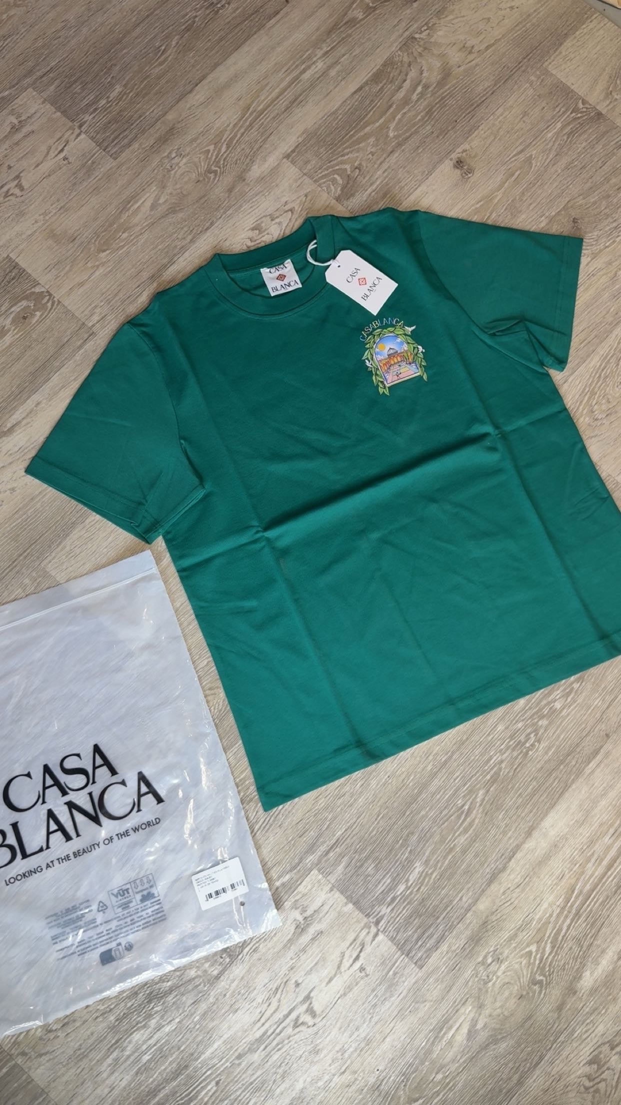 Casablanca L'Arch de Tennis T-Shirt Green
