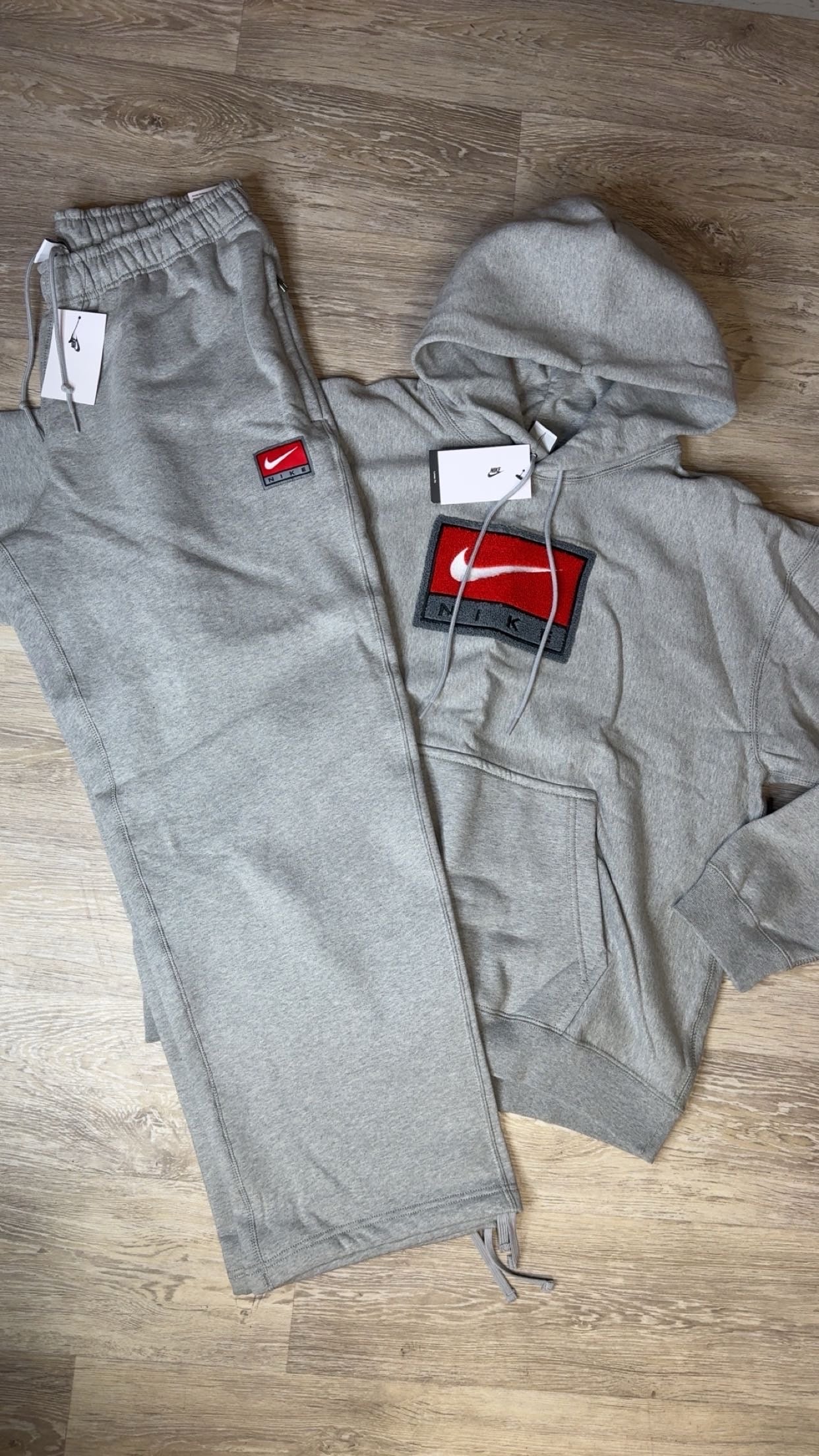 Nike Flared Tracksuit Grey