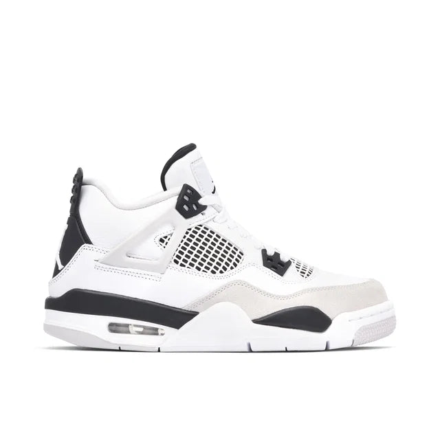 Nike Jordan 4 (GS) White/Black/Neutral Grey