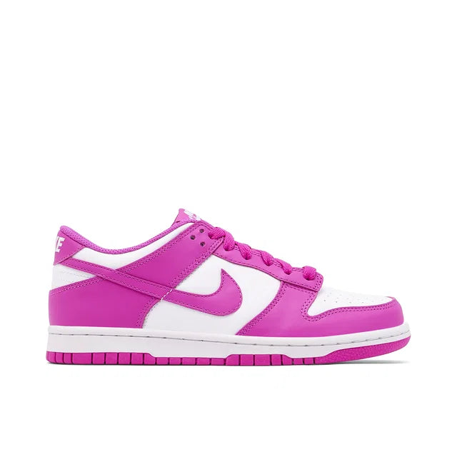 Nike Dunk Low (GS) White/Active Fuchsia