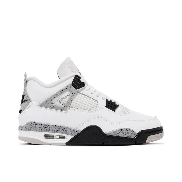 Nike Jordan 4 White Cement Summit White/Fire Red