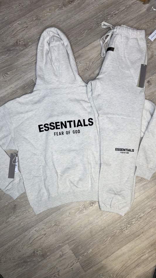 Fear of God Essentials Tracksuit Light Oatmeal