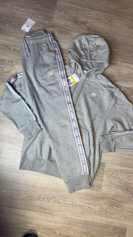 Nike Tape Tracksuit Grey