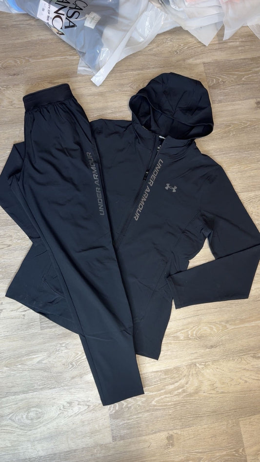 Under Armour Woven Tracksuit Black