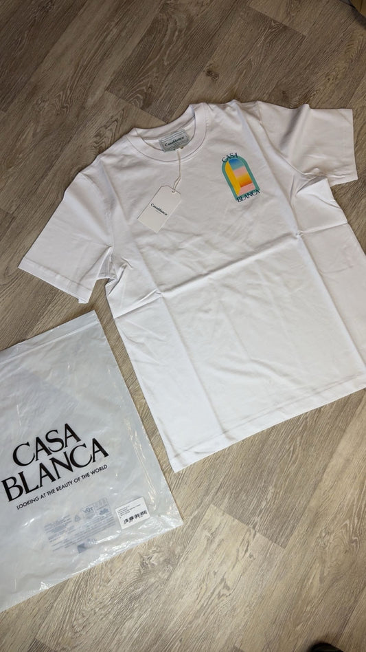 Casablanca L'Arch Colore T-Shirt White