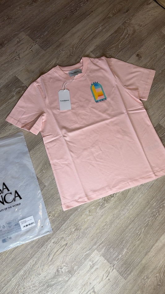 Casablanca L'Arch Colore T-Shirt Pink