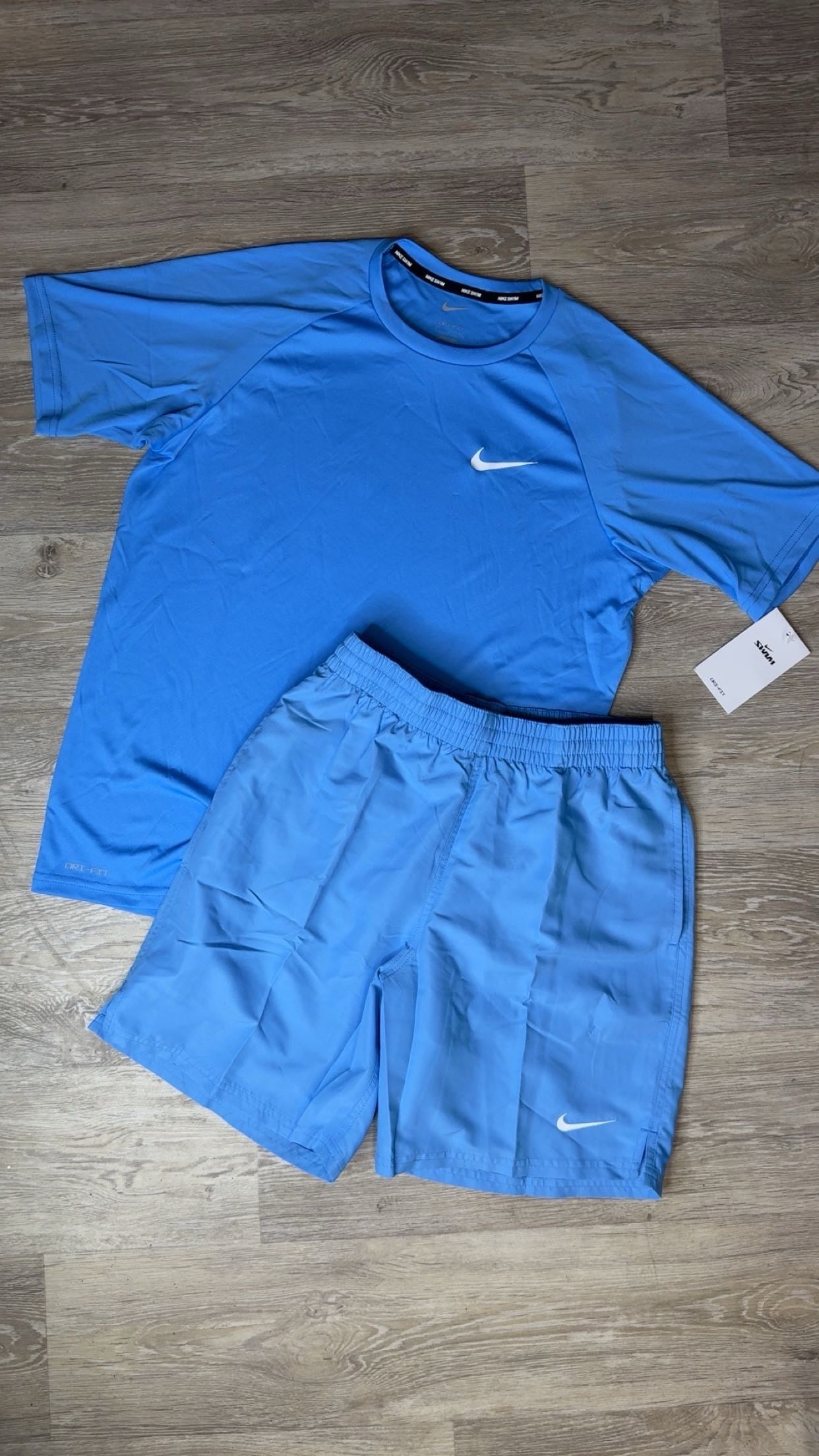 Nike Dri-FIT Swim Short Set Baby Blue
