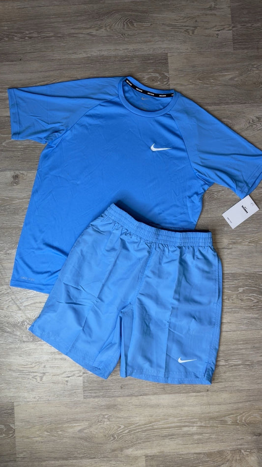 Nike Dri-FIT Swim Short Set Baby Blue