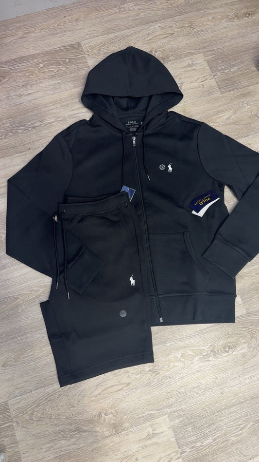 Ralph Lauren Double Knit Short Set Black