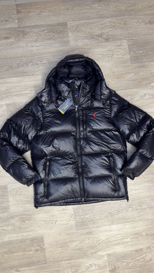 Ralph Lauren Gorham Shiny Jacket Black