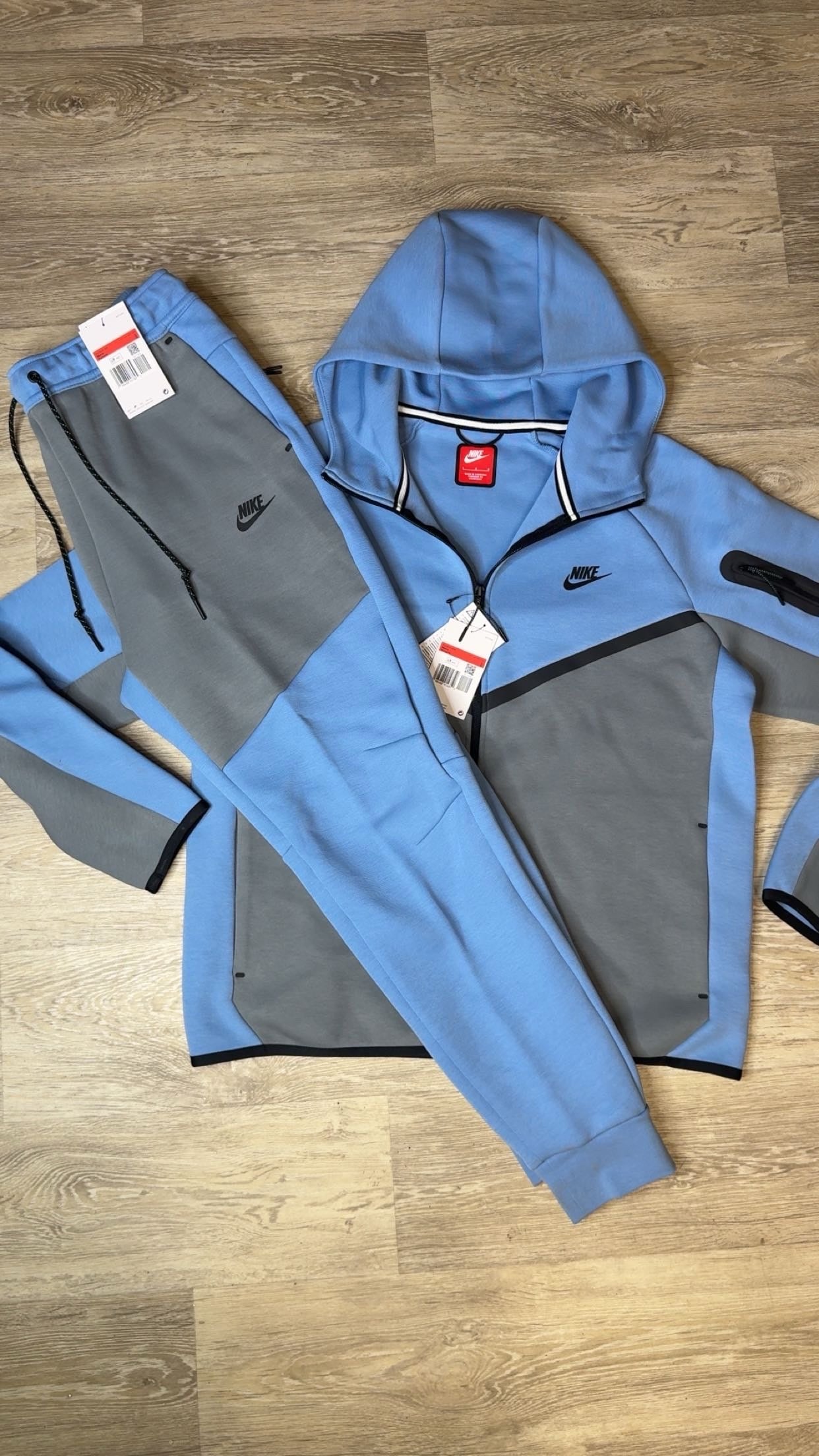 Nike Tech Fleece Baby Blue / Grey