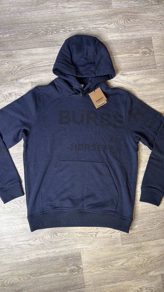 Burberry Hoodie in Navy Blue