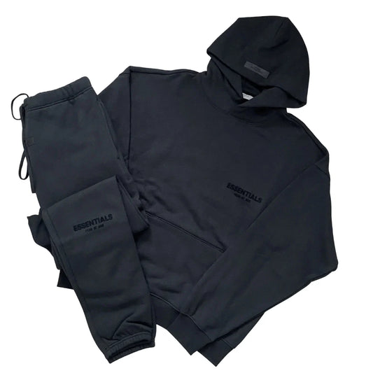 Essentials Tracksuit in Black