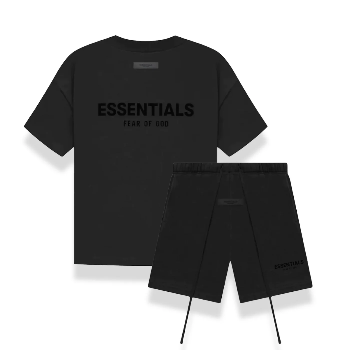 Essentials Short & T-Shirt Set Black Noir